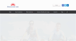 Desktop Screenshot of freedomcarebenefits.com